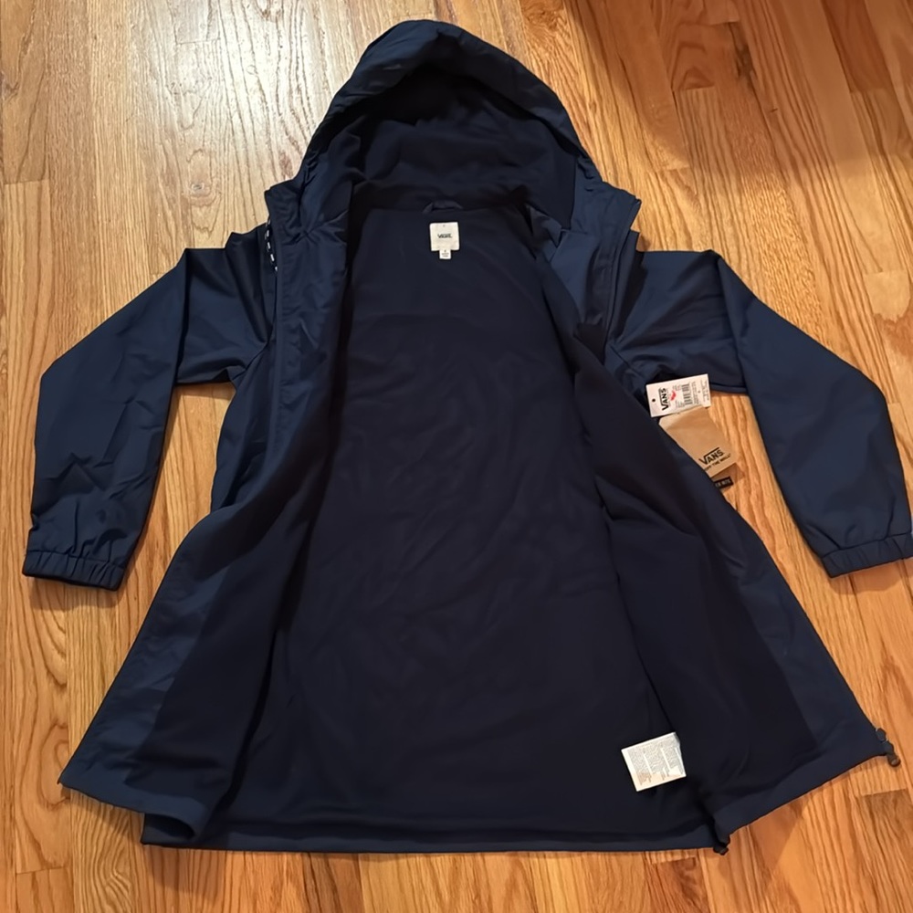 VANS Kastle MTE Long Windbreaker Hooded Zip Jacket - Picture 9 of 11